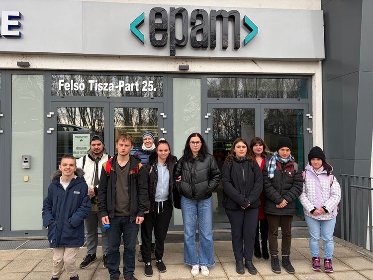 Szakmai látogatás az EPAM-nál