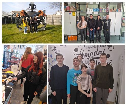 Szakmai üzem- és boltlátogatások a kereskedelem ágazat tanulóival