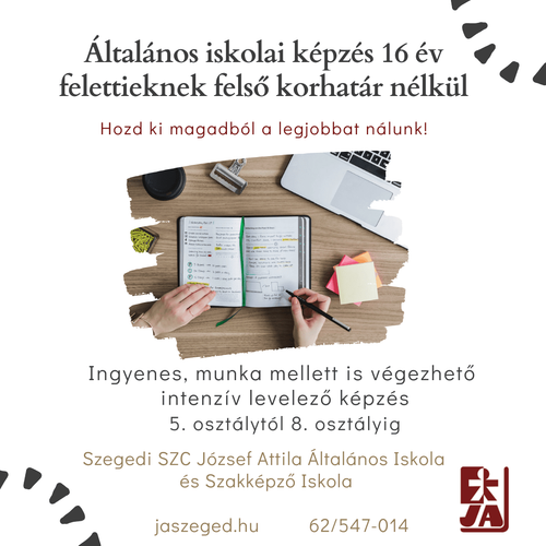 Felnőttek általános iskolai oktatása